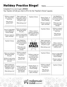 holiday bingo