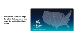 MakeMusic Cloud State Music Lists