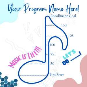 Fillable Music Program Recruiting Template